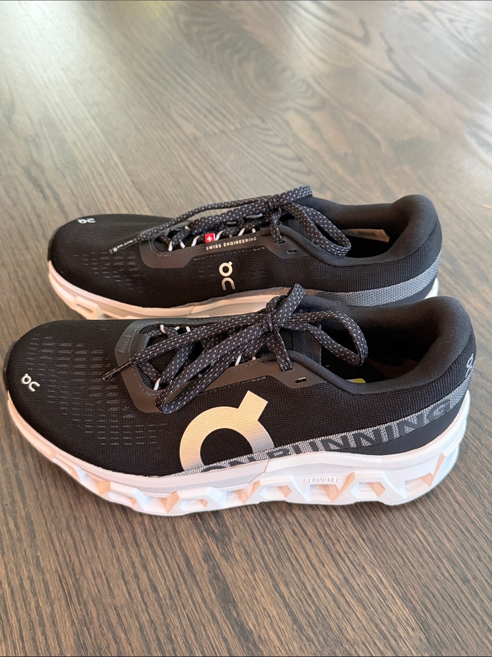 On Running Cloud monster 2 Black and White Running Shoes 9